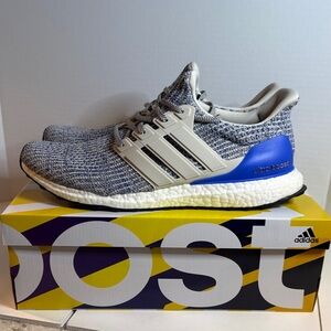 **NEW** Adidas Ultraboost Blue and White Running Shoes